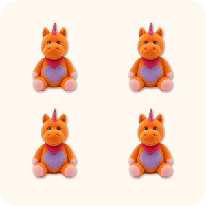 Buddy Unicorn Plush 4PCS