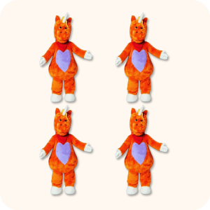 Buddy Unicorn Plush 4PCS